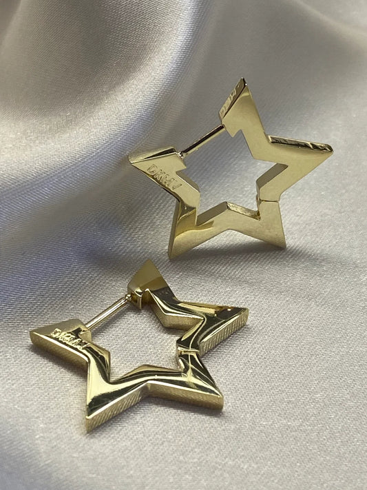 Not Yer Average Star Hoop Earrings by Don’t Kill My Vibe.