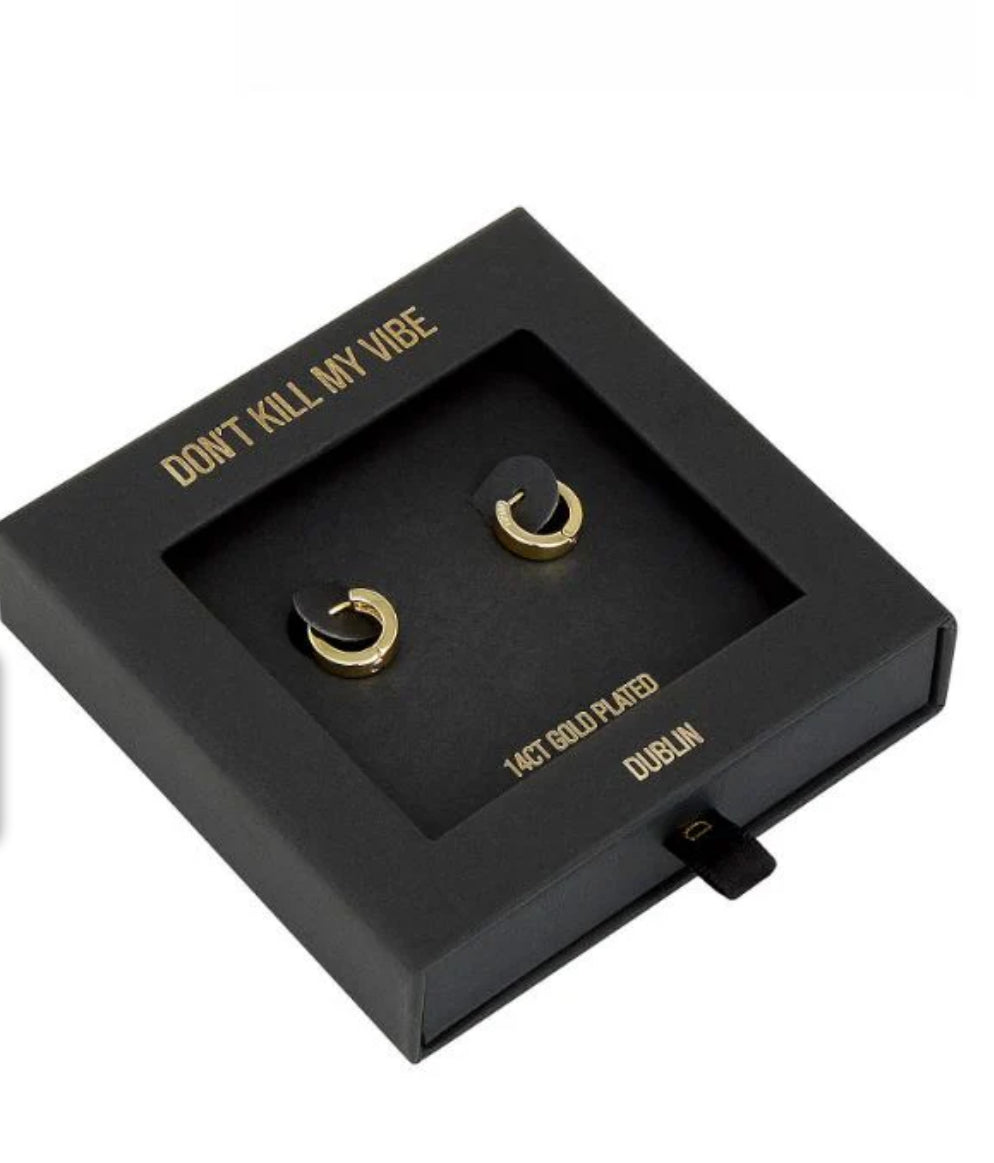 Not Yer Average Mini Hoop Earrings by Don’t Kill My Vibe.