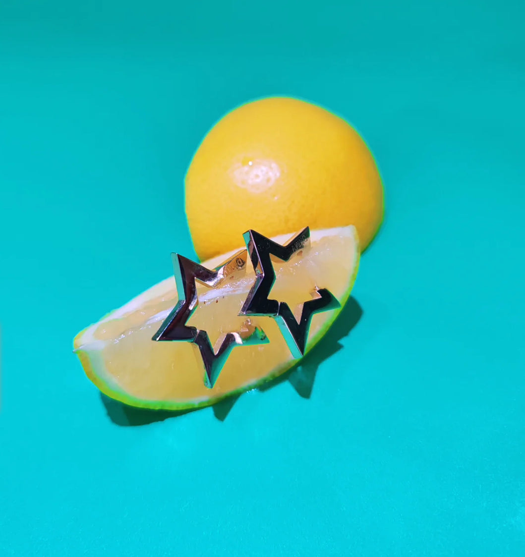 Not Yer Average Star Hoop Earrings by Don’t Kill My Vibe.