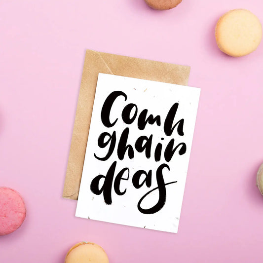 Comhghairdeas | Irish Congratulations Plantable Card