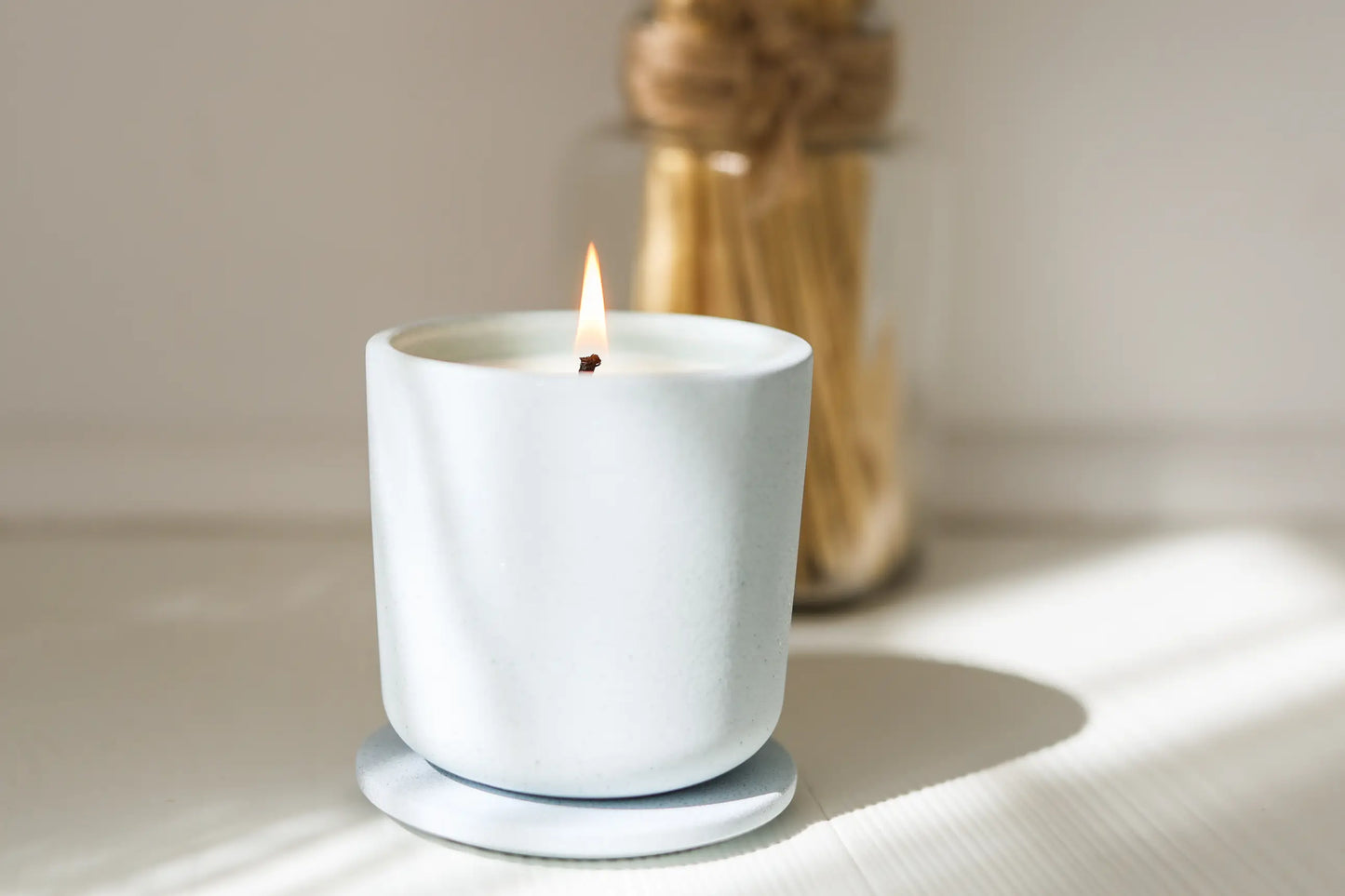 Meet Me At Midnight Jesmonite Jar Candle