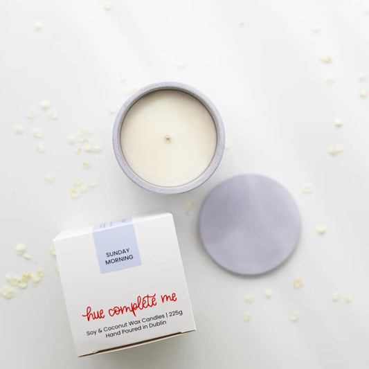 Sunday Morning Jesmonite Jar Candle