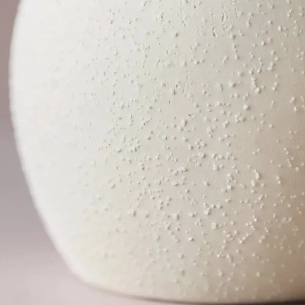 Rounded Neutral Ceramic Vase