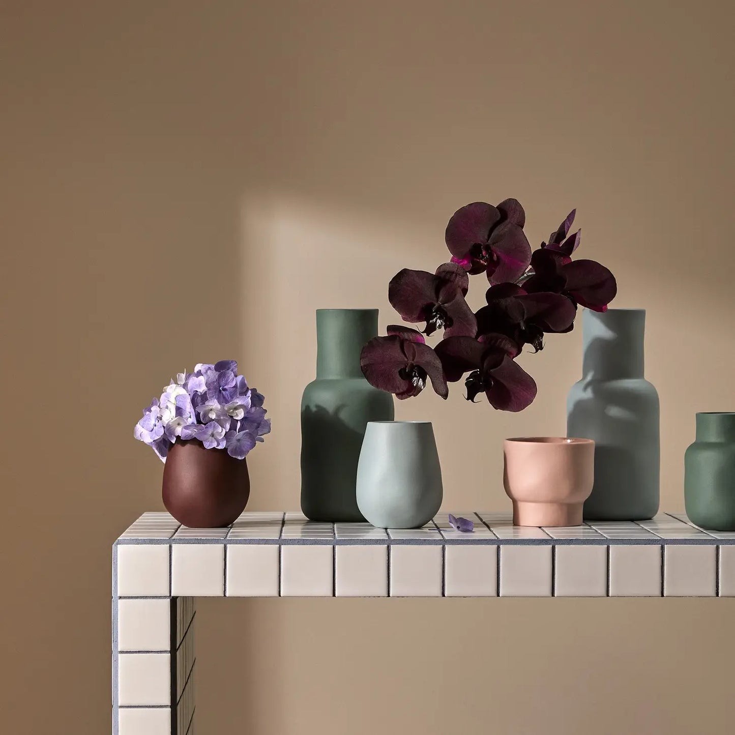 Burgundy Ceramic Cup
