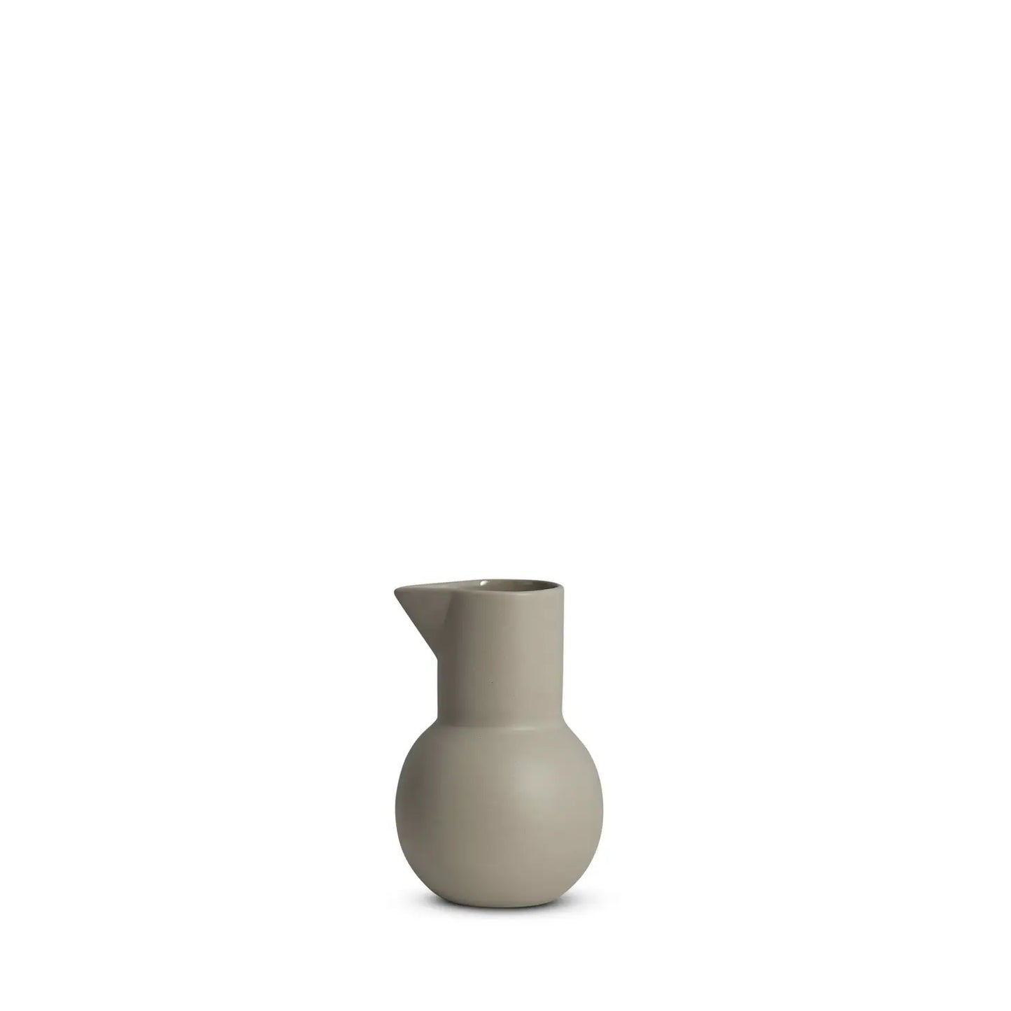 Small Dove Grey Ceramic Jug