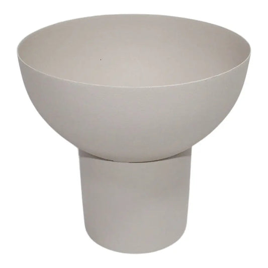 White Bowl on Foot - Small