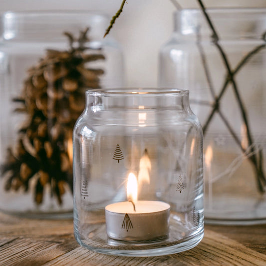 Small Fir Glass Vase