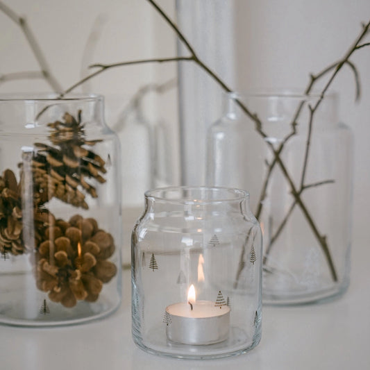 Small Fir Glass Vase