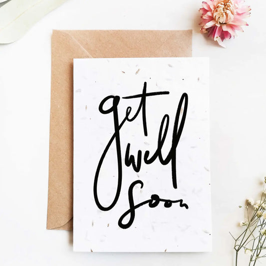 Get Well Soon | Plantable Greeting Card