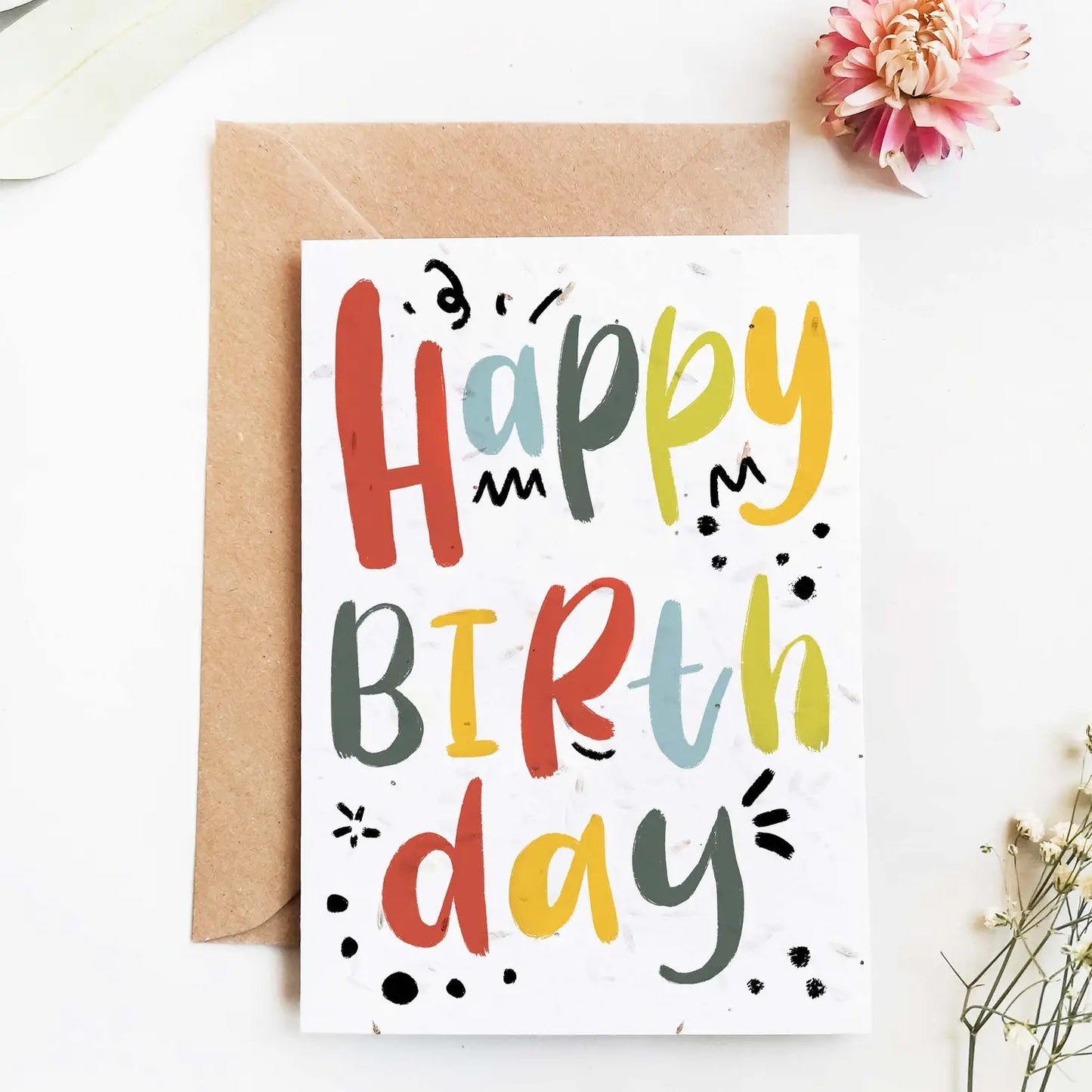 Happy Birthday Fun Plantable Greeting Card