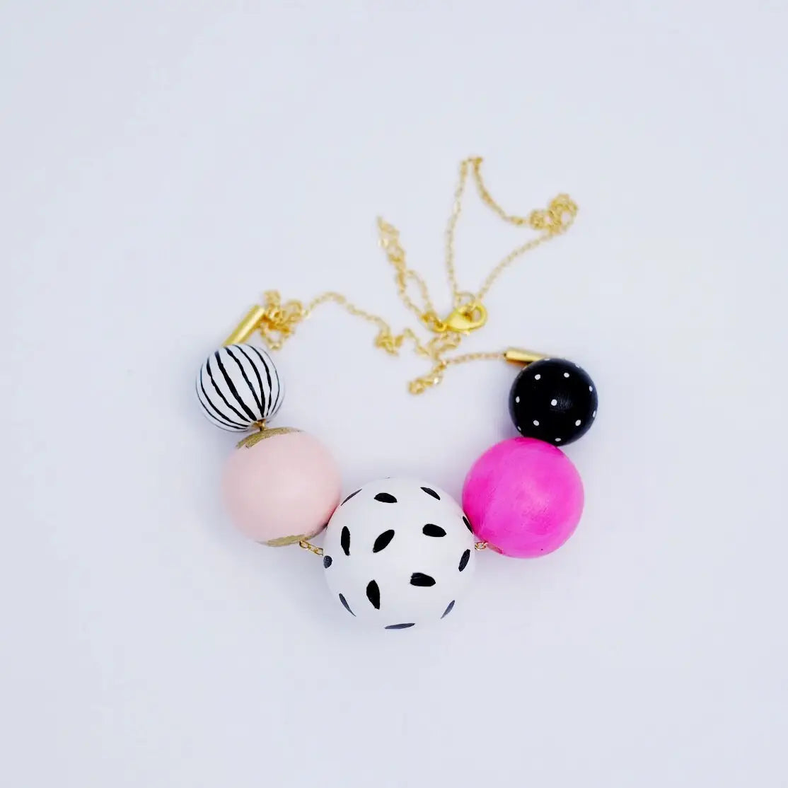 Pink Beaded Necklace