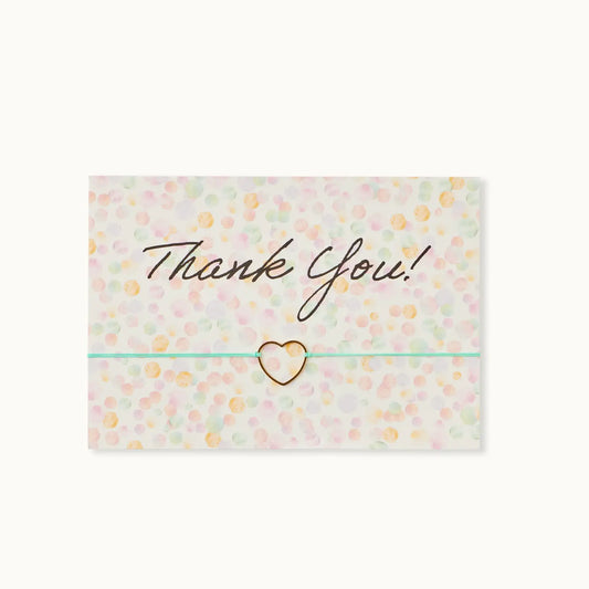 Bracelet Card: Thank you