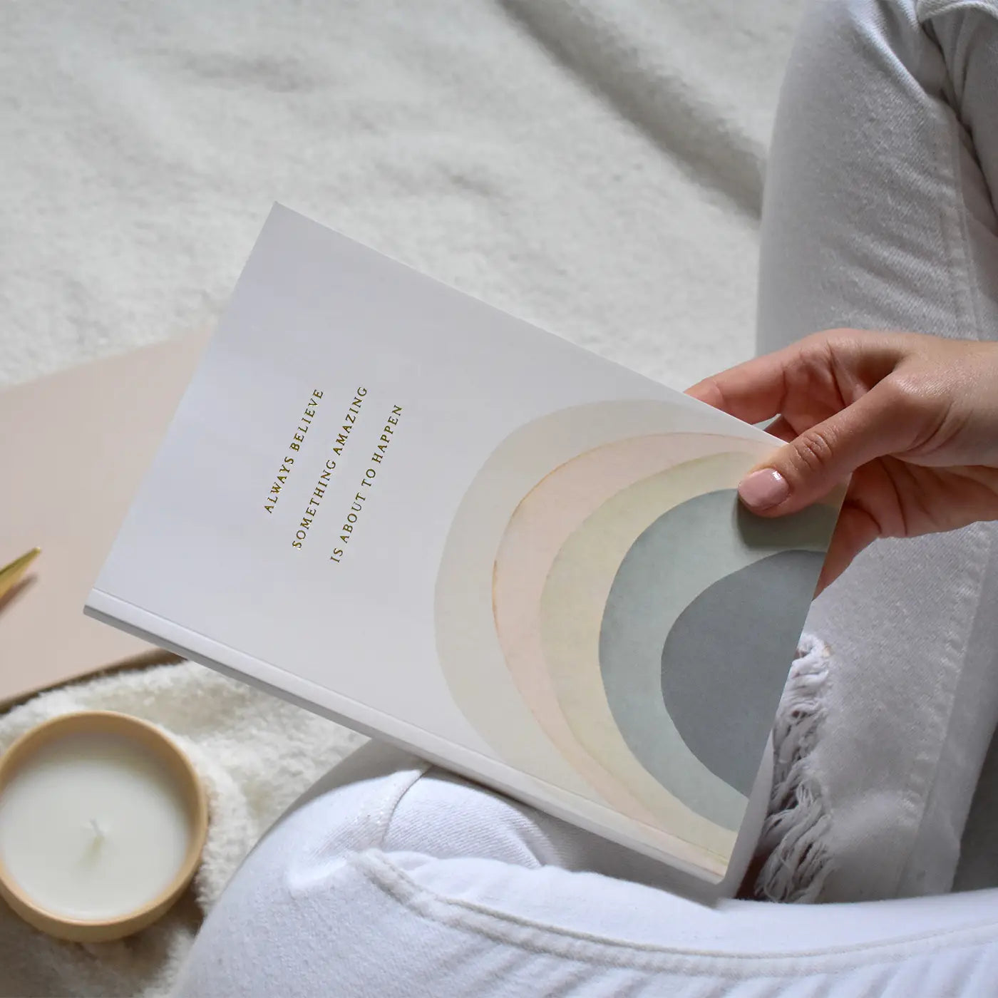 Rainbow Gold Foiled Notebook