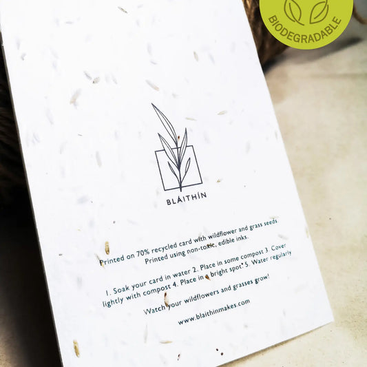 Happy Birthday Plantable Greeting Card