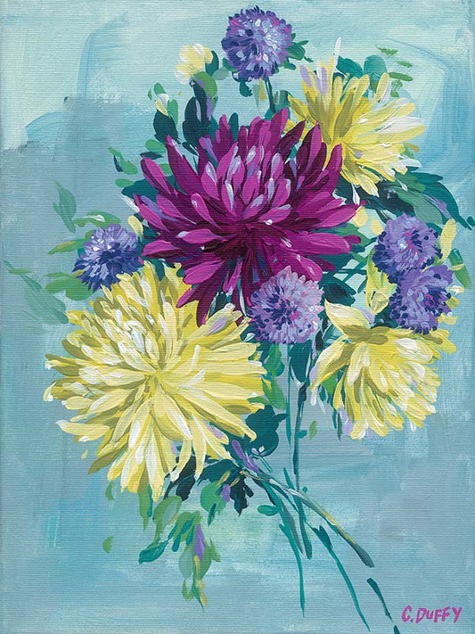 Dahlia Print - Caroline Duffy