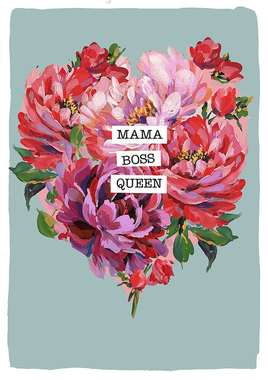 Mama Boss Queen Print - Caroline Duffy
