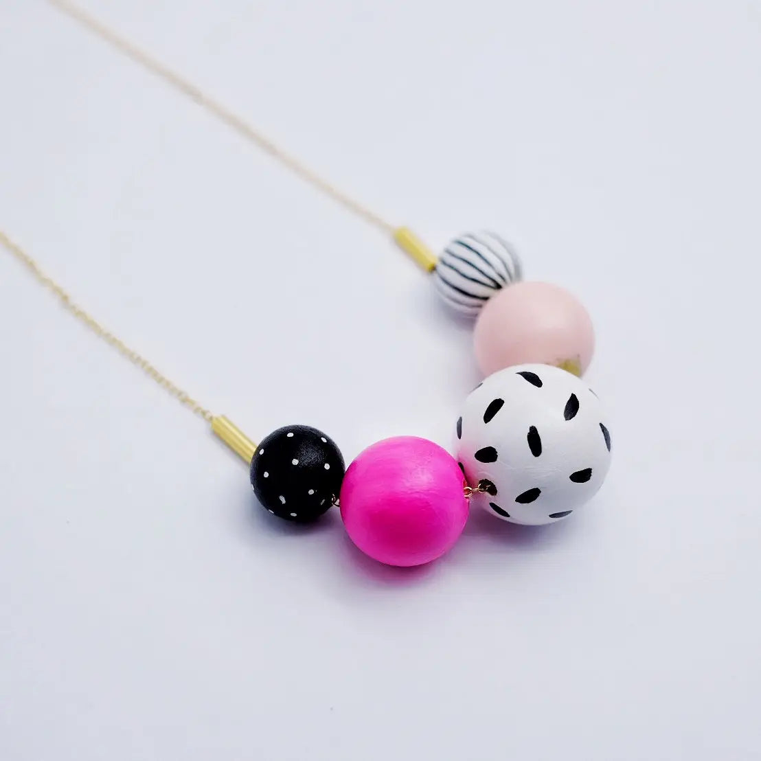 Pink Beaded Necklace