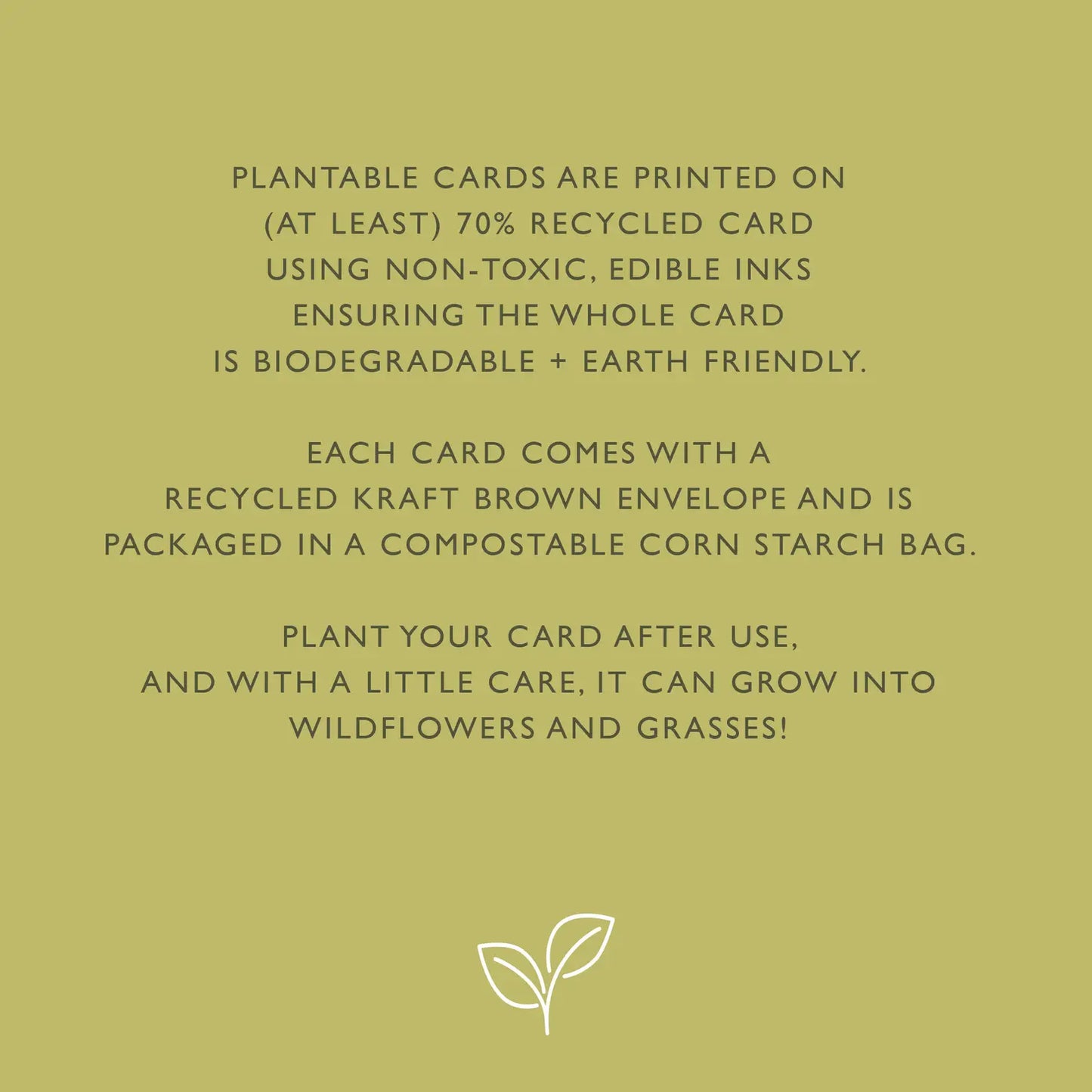 Welcome Little One Plantable Greeting Card