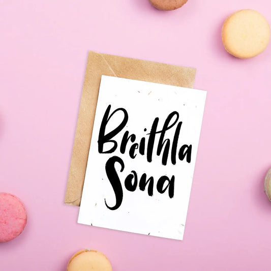 Breithlá Sona Irish Birthday Card | Plantable Greeting Card