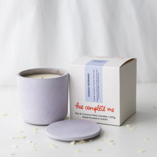 Sunday Morning Jesmonite Jar Candle