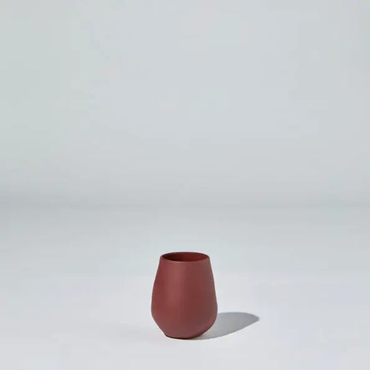 Burgundy Ceramic Cup